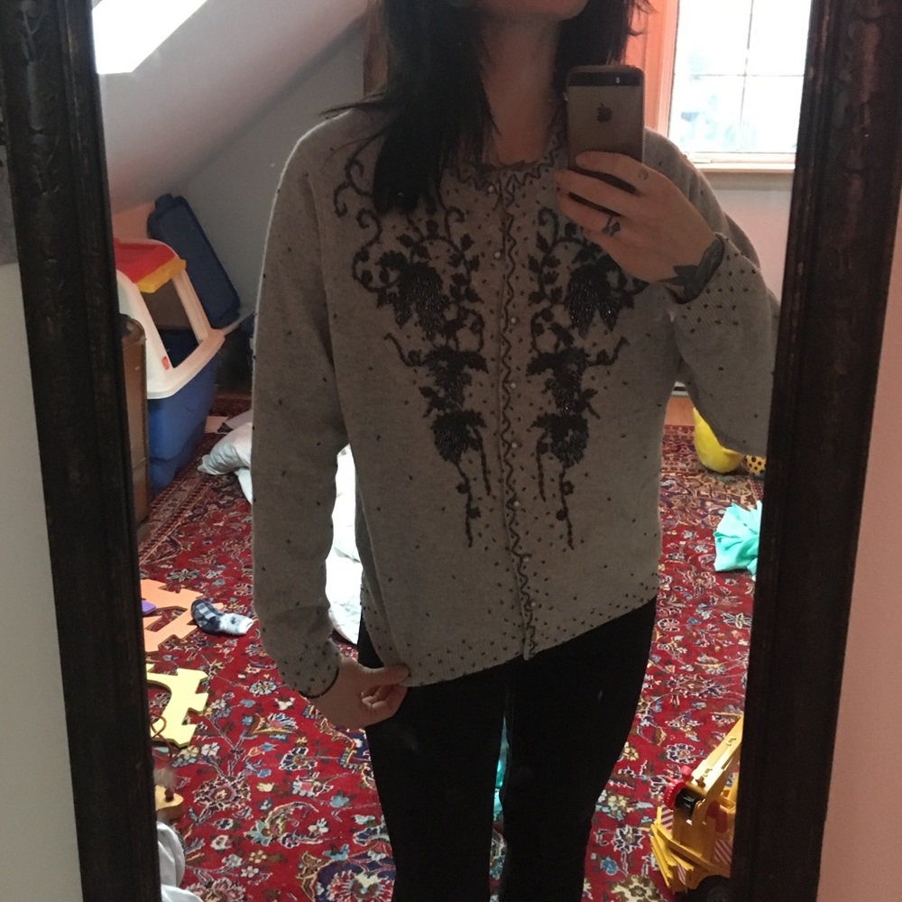 Vintage Beaded Cardigan - Picture 15 of 16